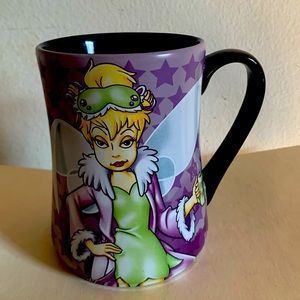 Disney Parks Authentic Original Tinkerbell "Mornings Aren't Magical" Mug - 16 oz